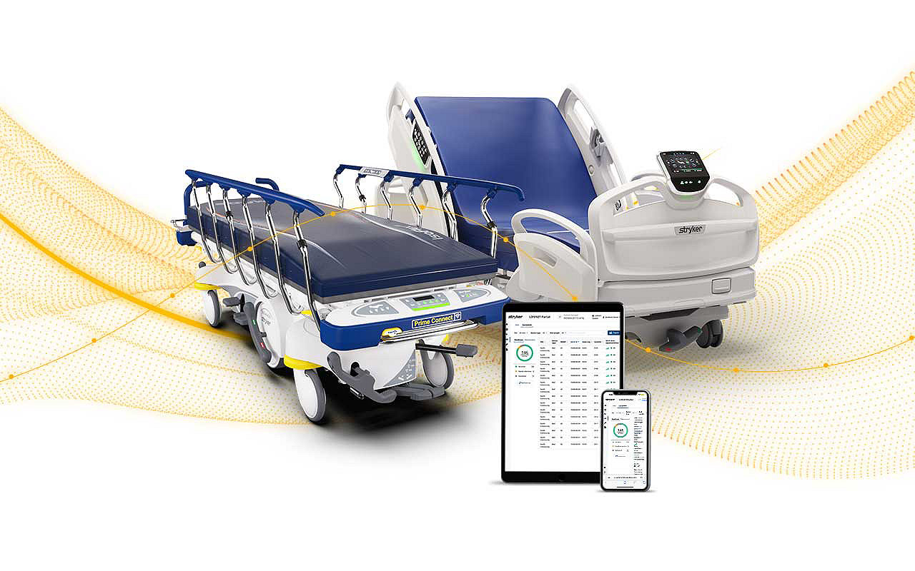 hospital beds and devices screens