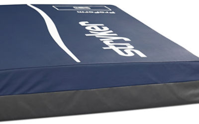 Hospital mattress supports Achilles while keeping calf muscles elongated