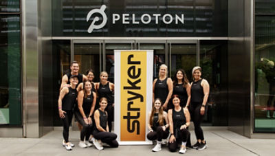 Stryker team at Peloton’s New York City studio to celebrate Nurses Month