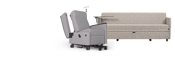 unity recliner and sleeper bench