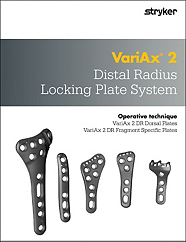 VariAx 2 Distal Radius Locking Plate System