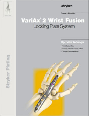 VariAx 2 Wrist Fusion operative technique