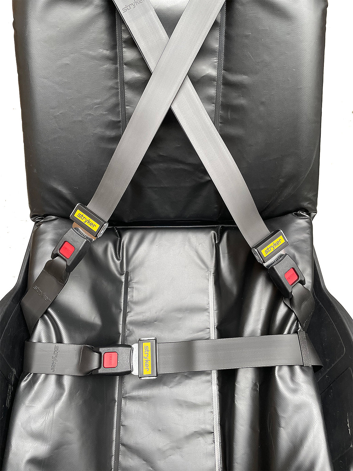 XPR ambulance cot restraints are compatible with a variety of Stryker's ambulance cots